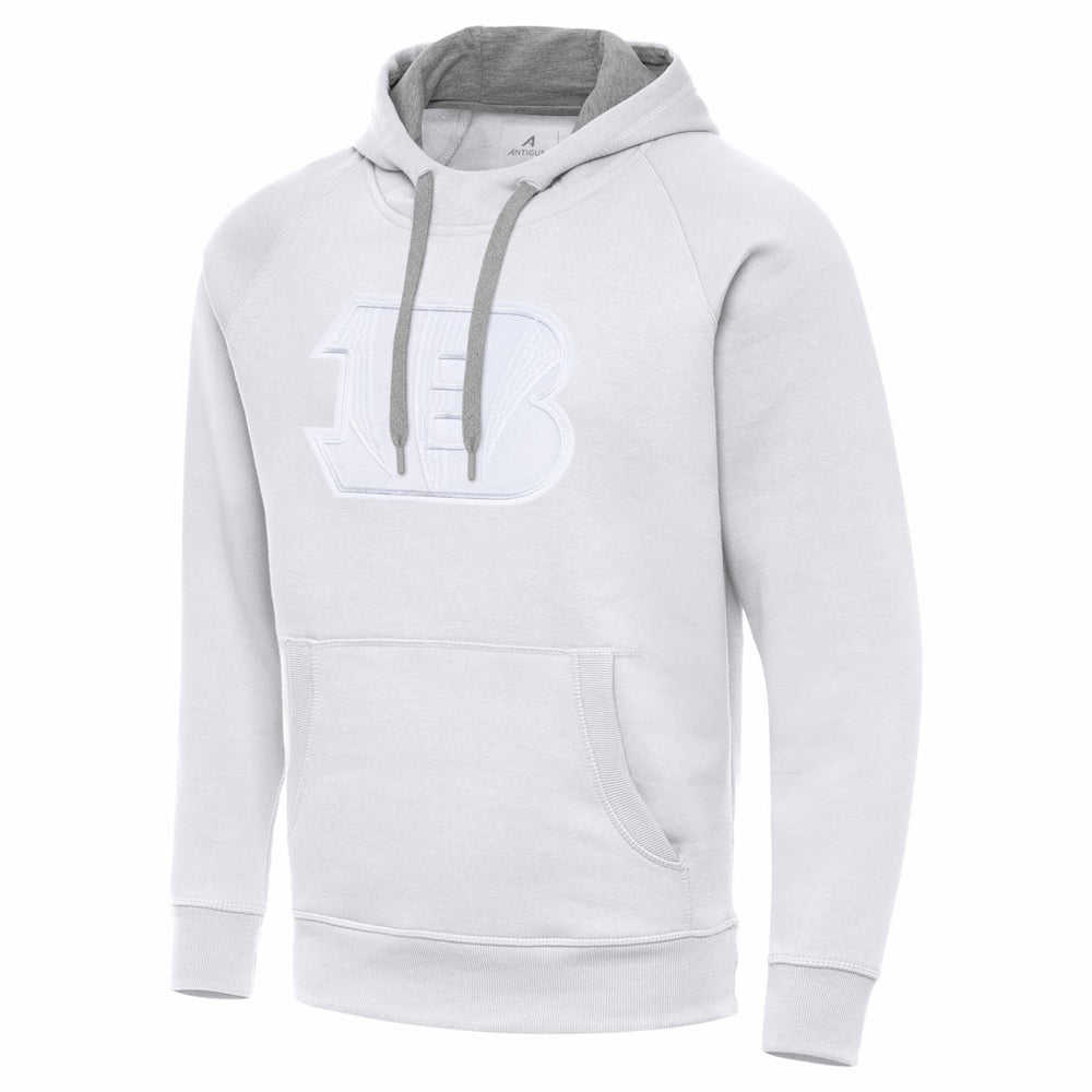 Cincinnati Bengals Antigua Victory Pullover Hoodie White