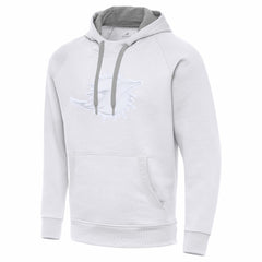 Miami Dolphins Antigua Victory Pullover Hoodie White