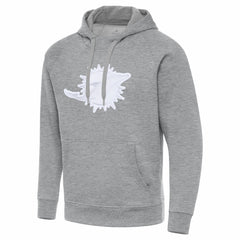 Miami Dolphins Antigua Victory Pullover Hoodie Heather Gray