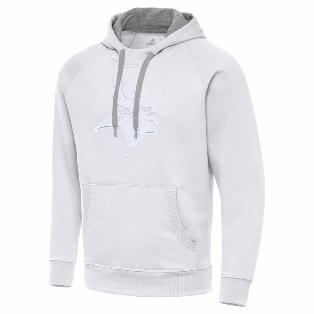 Minnesota Vikings Antigua Victory Pullover Hoodie White