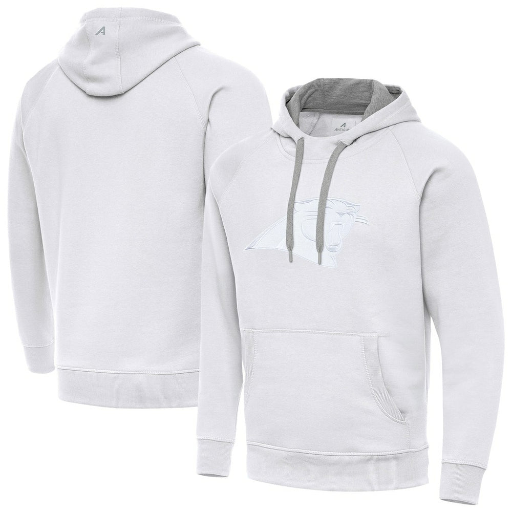 Carolina Panthers Antigua Victory Pullover Hoodie White