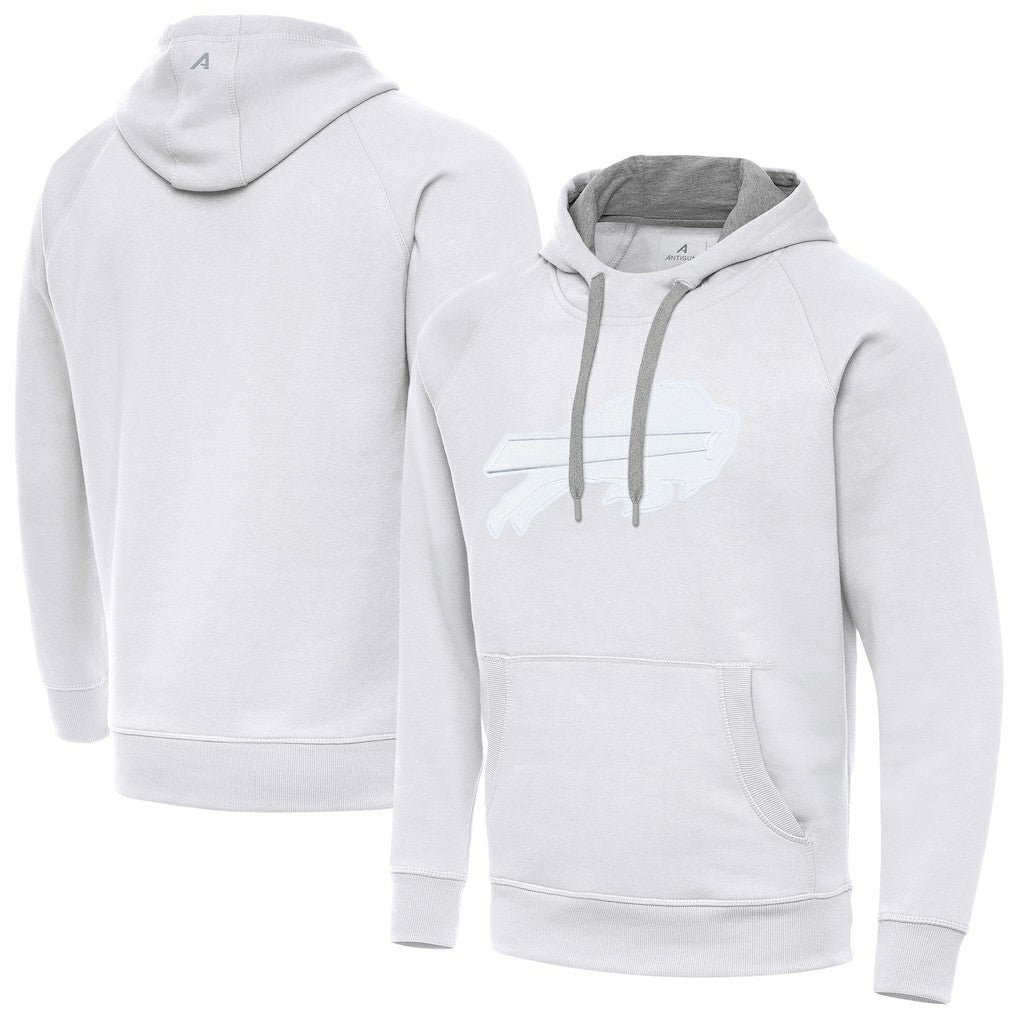 Buffalo Bills Antigua Victory Pullover Hoodie White