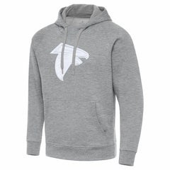 Atlanta Falcons Antigua Victory Pullover Hoodie Heather Gray
