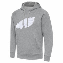 Philadelphia Eagles Antigua Victory Pullover Hoodie Heather Gray