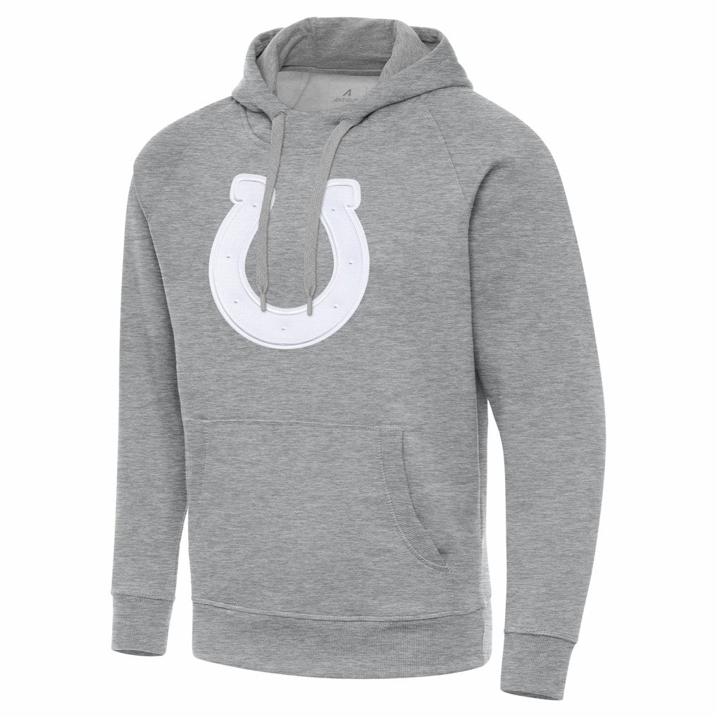 Indianapolis Colts Antigua Victory Pullover Hoodie Heather Gray