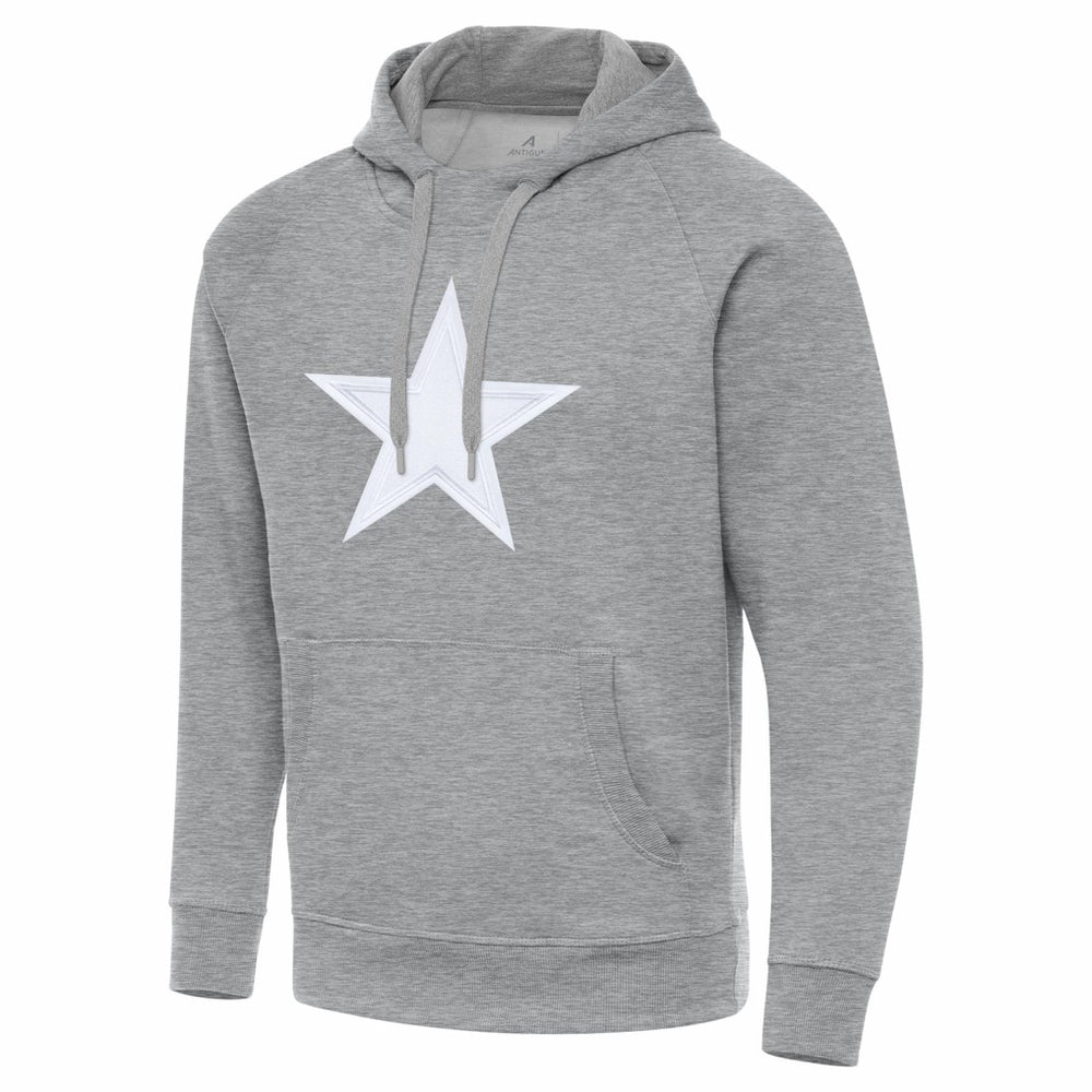 Dallas Cowboys Antigua Victory Pullover Hoodie Heather Gray