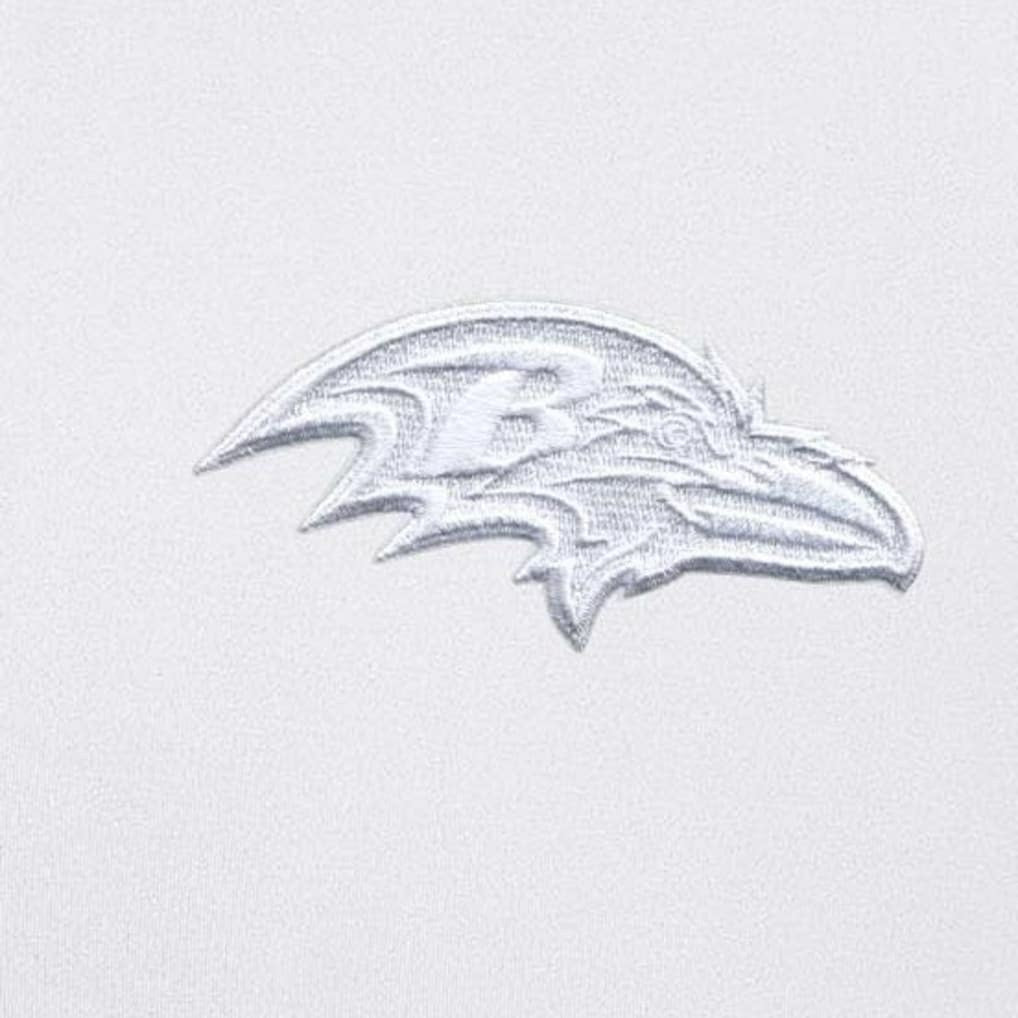 Baltimore Ravens Antigua Generation Quarter-Zip Jacket White
