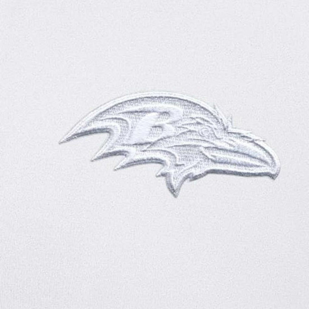 Baltimore Ravens Antigua Generation Quarter-Zip Jacket White