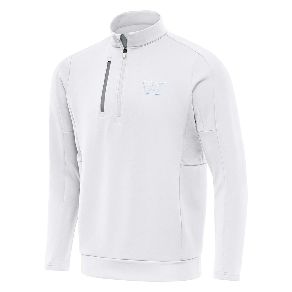 Washington Commanders Antigua Generation Quarter-Zip Jacket White