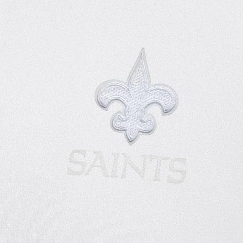 New Orleans Saints Antigua Generation Quarter-Zip Jacket White