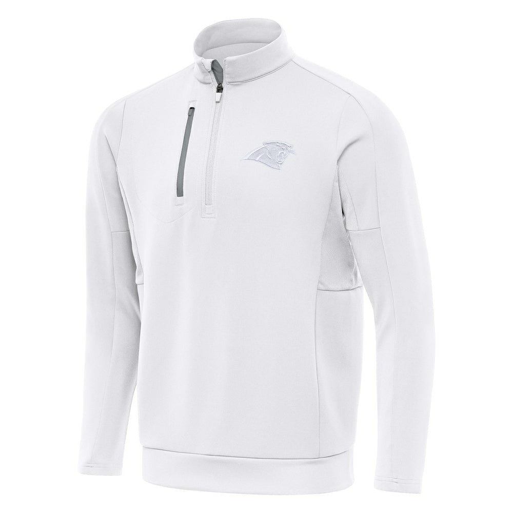 Carolina Panthers Antigua Generation Quarter-Zip Jacket White