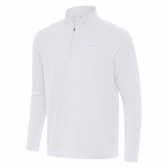 Los Angeles Chargers Antigua Intent Quarter-Zip Jacket White