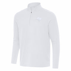 Tampa Bay Buccaneers Antigua Intent Quarter-Zip Jacket White