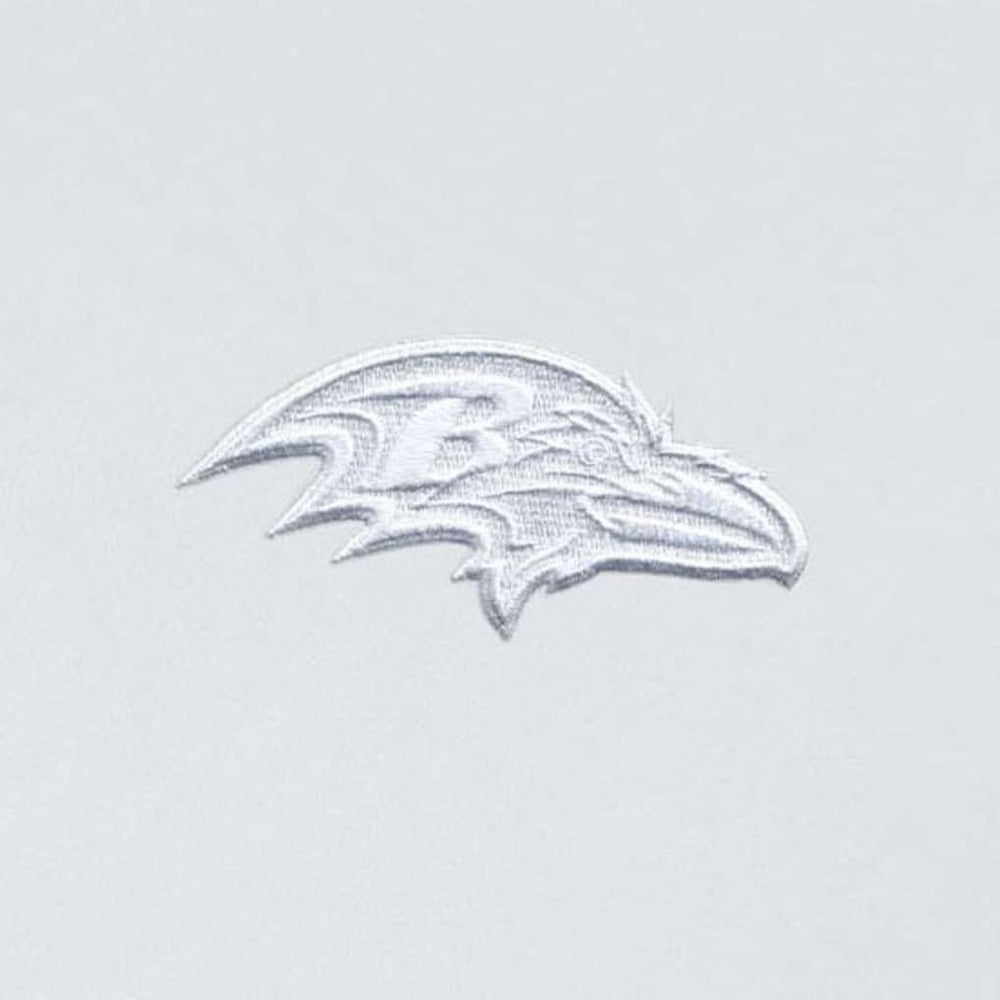 Baltimore Ravens Antigua Intent Quarter-Zip Jacket White