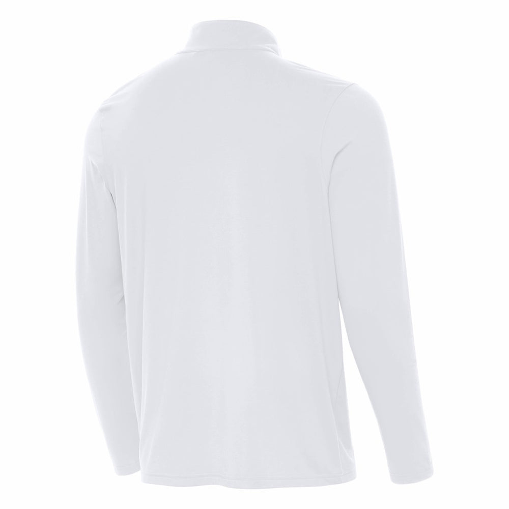 Indianapolis Colts Antigua Intent Quarter-Zip Jacket White