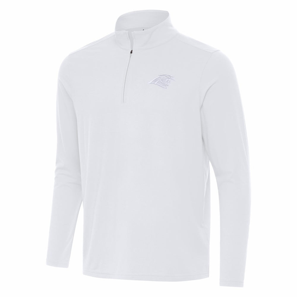 Carolina Panthers Antigua Intent Quarter-Zip Jacket White