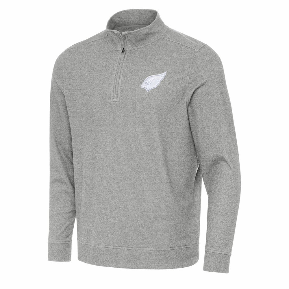 Arizona Cardinals Antigua Subtle Quarter-Zip Jacket Heather Gray