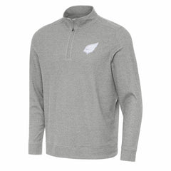 Arizona Cardinals Antigua Subtle Quarter-Zip Jacket Heather Gray