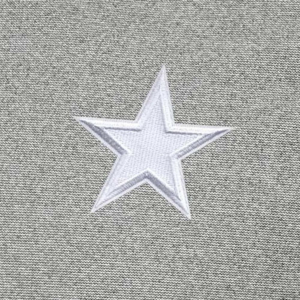 Dallas Cowboys Antigua Subtle Quarter-Zip Jacket Heather Gray
