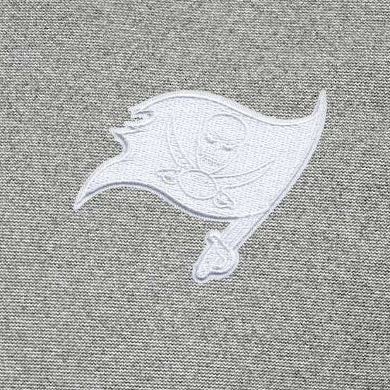 Tampa Bay Buccaneers Antigua Subtle Quarter-Zip Jacket Heather Gray