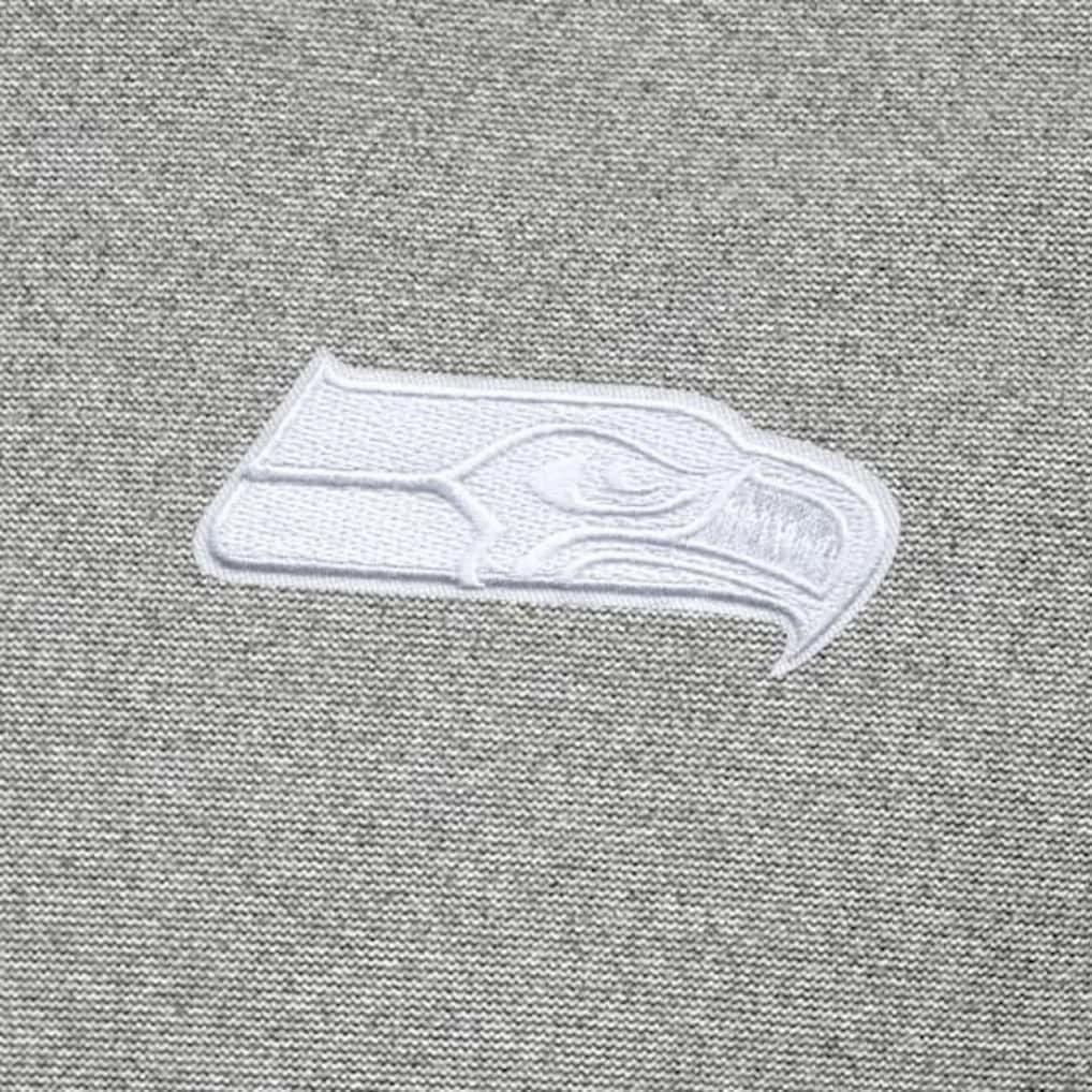 Seattle Seahawks Antigua Subtle Quarter-Zip Jacket Heather Gray