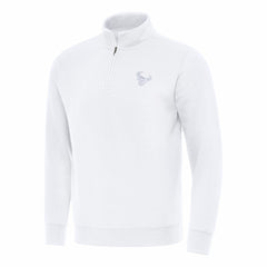 Houston Texans Antigua Victory Quarter-Zip Top White