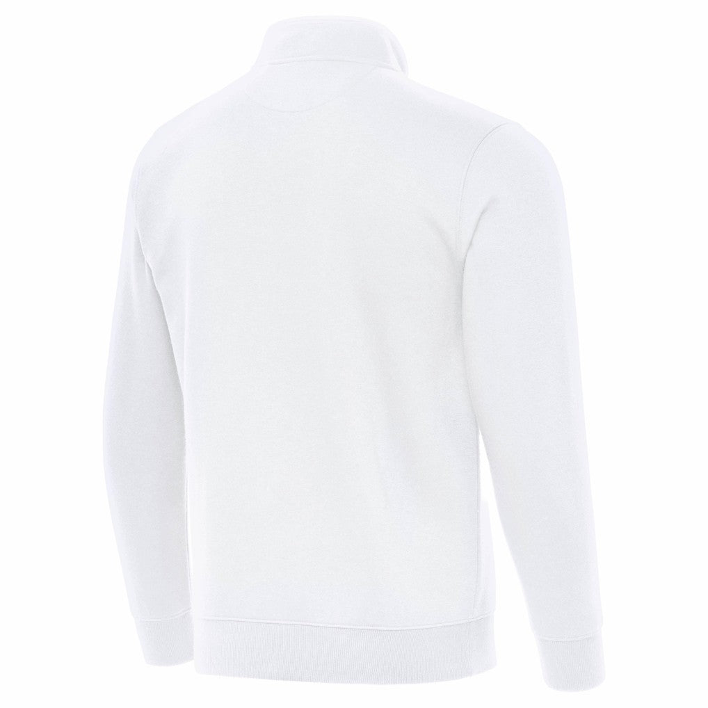 Houston Texans Antigua Victory Quarter-Zip Top White