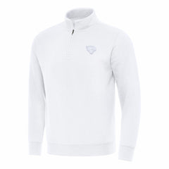 Jacksonville Jaguars Antigua Victory Quarter-Zip Top White