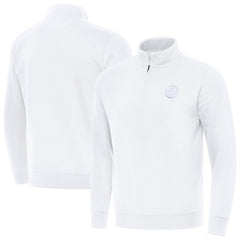 Pittsburgh Steelers Antigua Victory Quarter-Zip Top White