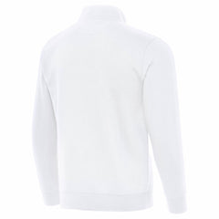 New Orleans Saints Antigua Victory Quarter-Zip Top White
