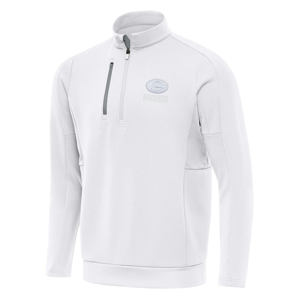Green Bay Packers Antigua Generation Quarter-Zip Top White