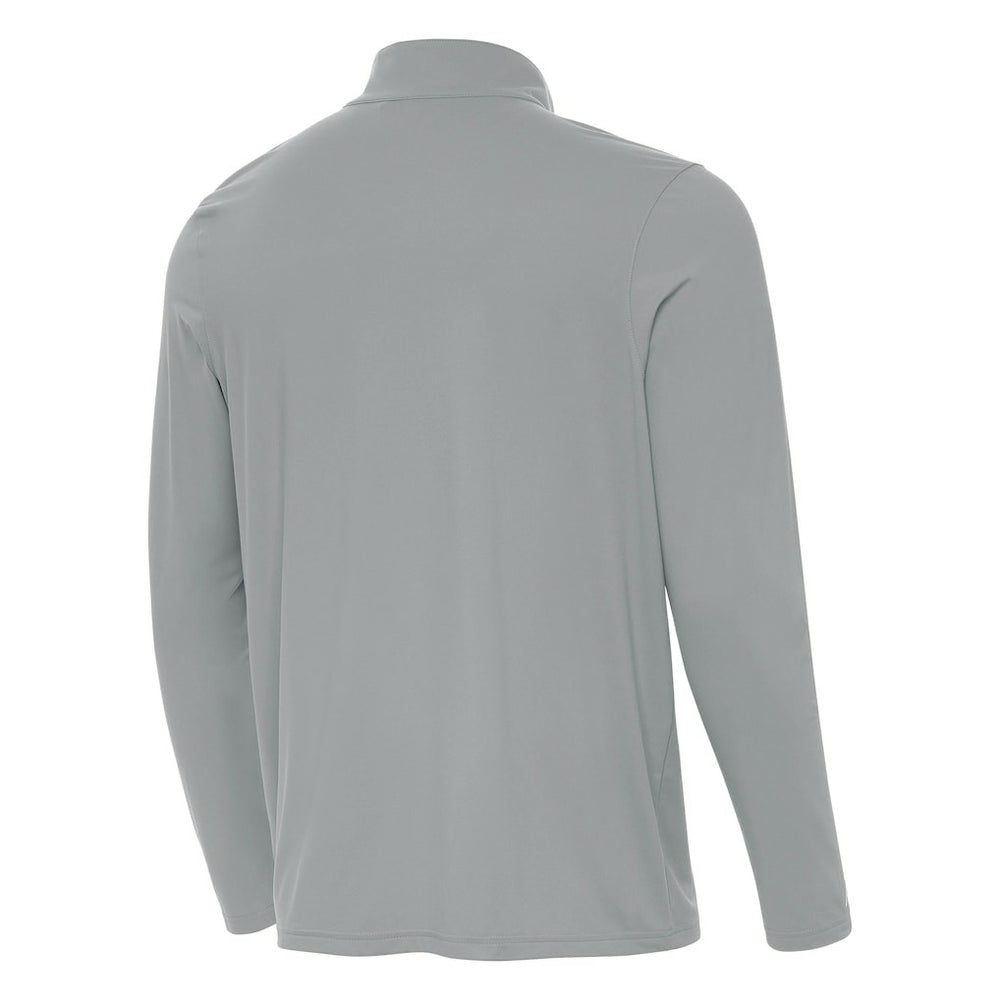 New York Giants Antigua Intent Quarter-Zip Top Gray