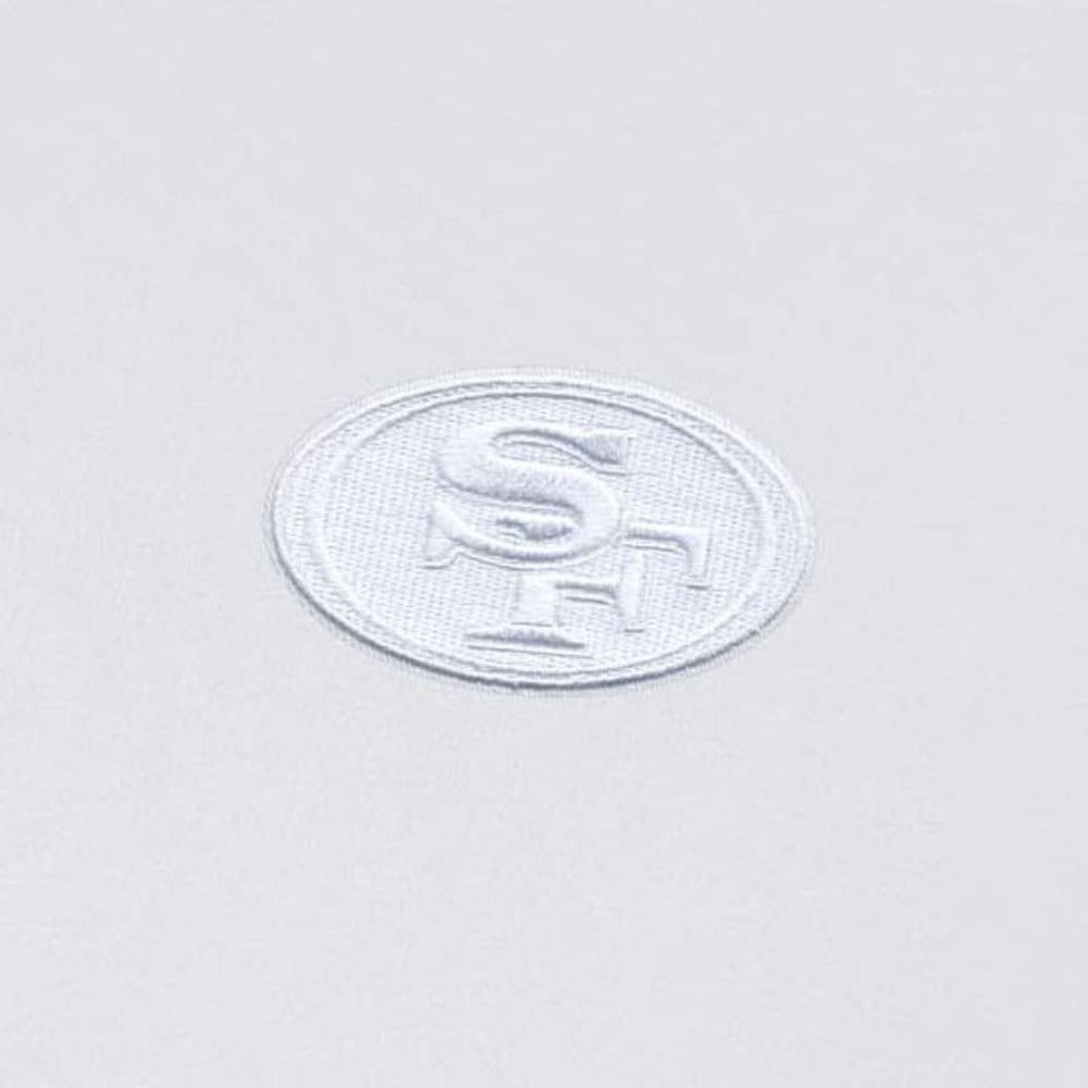 San Francisco 49ers Antigua Intent Quarter-Zip Top White