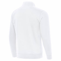 Minnesota Vikings Antigua Victory Quarter-Zip Top White
