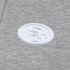 San Francisco 49ers Antigua Victory Pullover Hoodie Heather Gray