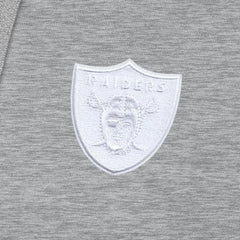 Las Vegas Raiders Antigua Victory Pullover Hoodie Heather Gray