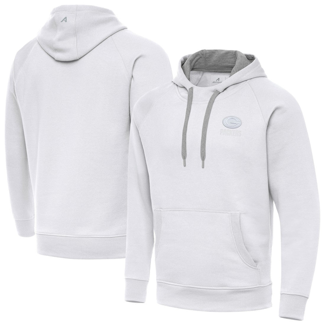 Green Bay Packers Antigua Victory Pullover Hoodie White