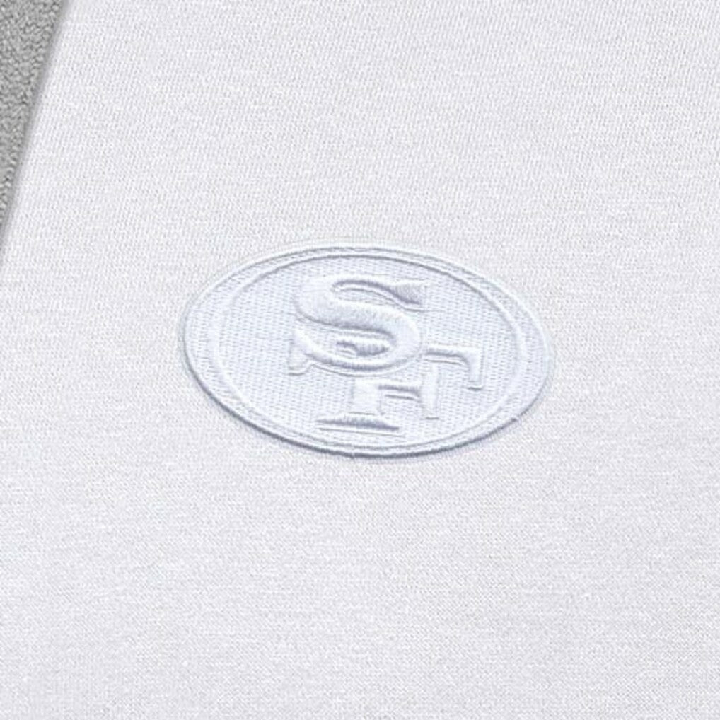 San Francisco 49ers Antigua Victory Pullover Hoodie White