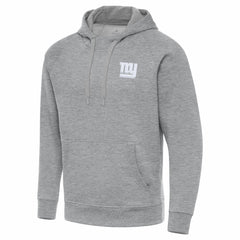 New York Giants Antigua Victory Pullover Hoodie Heather Gray