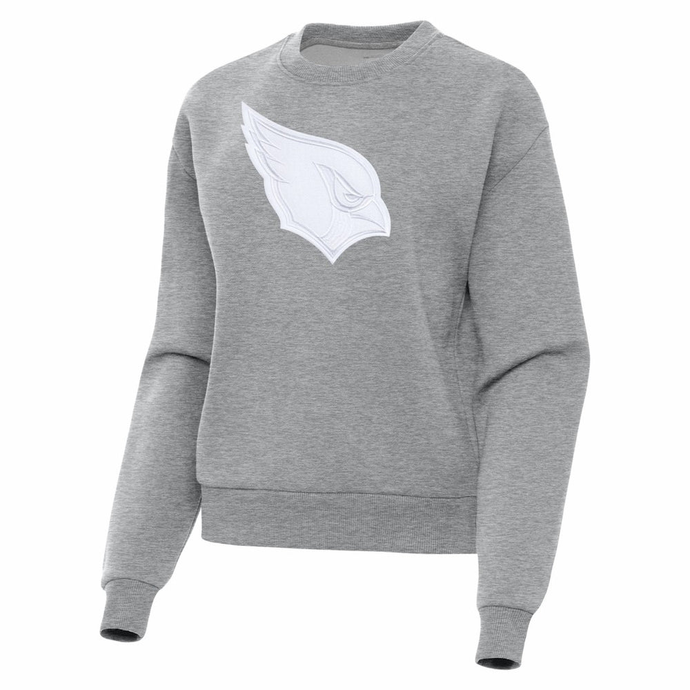 Arizona Cardinals Antigua Women's Victory Pullover Sweatshirt Heather Gray