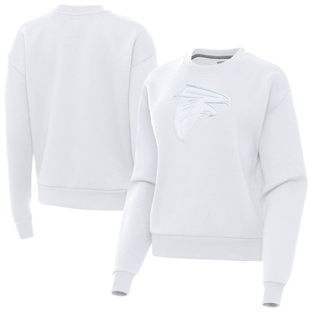 Atlanta Falcons Antigua Women's Victory Pullover Sweatshirt White