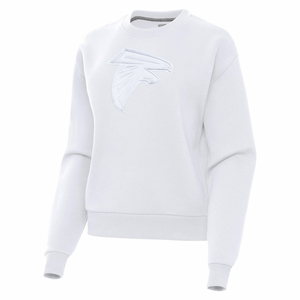Atlanta Falcons Antigua Women's Victory Pullover Sweatshirt White