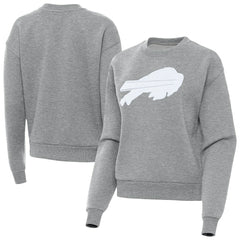 Buffalo Bills Antigua Women's Victory Pullover Sweatshirt Heather Gray