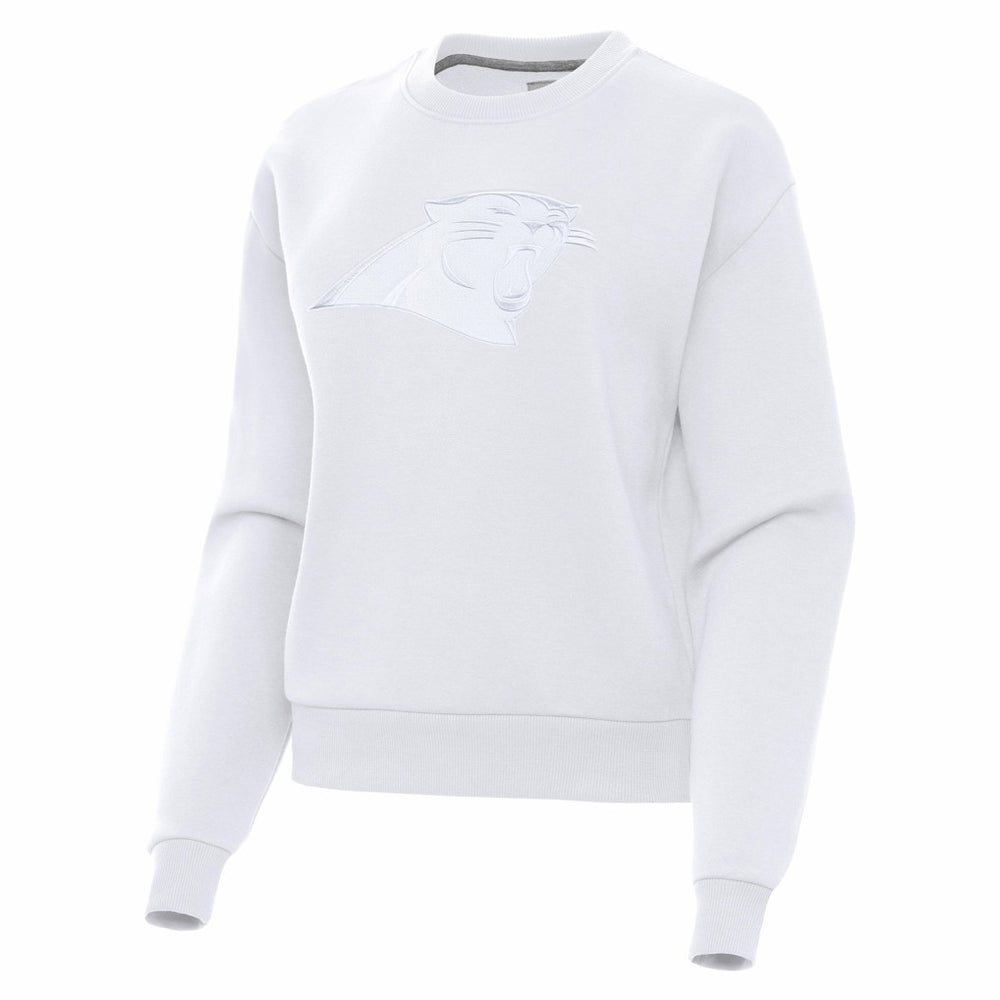 Carolina Panthers Antigua Women's Victory Pullover Sweatshirt White