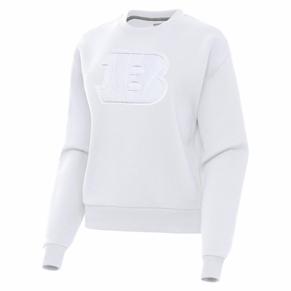 Cincinnati Bengals Antigua Women's Victory Pullover Sweatshirt White