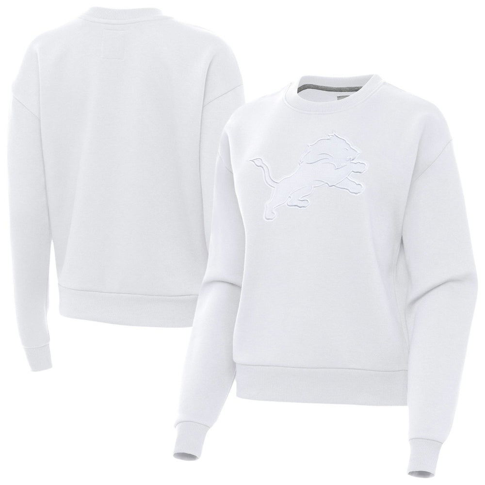 Detroit Lions Antigua Women's Victory Pullover Sweatshirt White