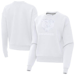 Chicago Bears Antigua Women's Victory Pullover Sweatshirt White