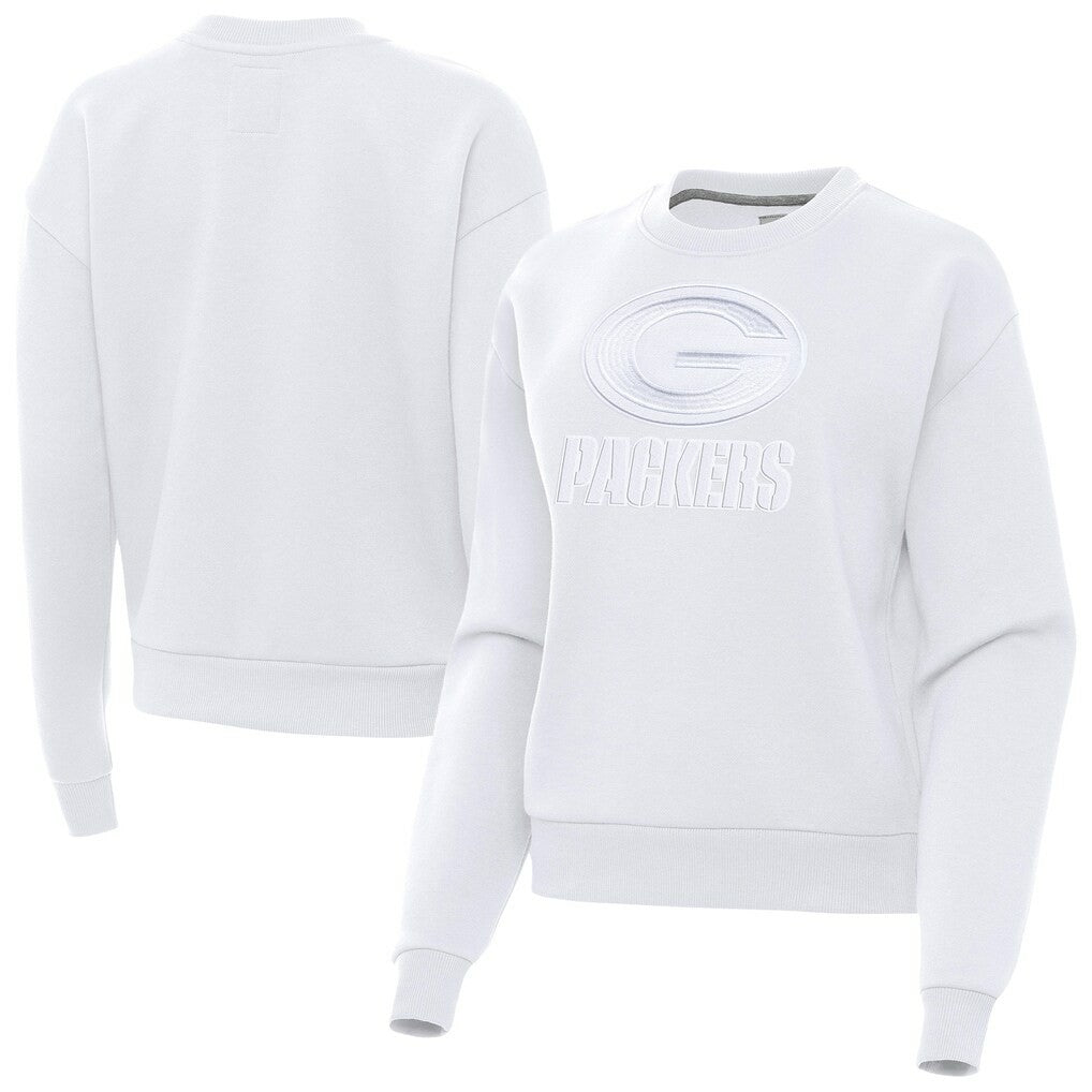 Green Bay Packers Antigua Women's Victory Pullover Sweatshirt White