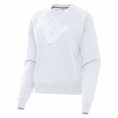 Houston Texans Antigua Women's Victory Pullover Sweatshirt White