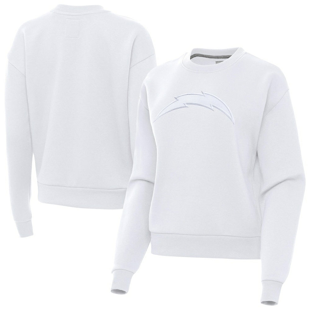 Los Angeles Chargers Antigua Women's Victory Pullover Sweatshirt White